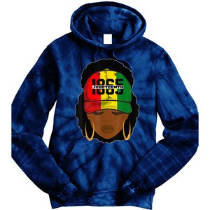 1865 Juneteenth Celebrate Black Magic Melanin Women Tie Dye Hoodie