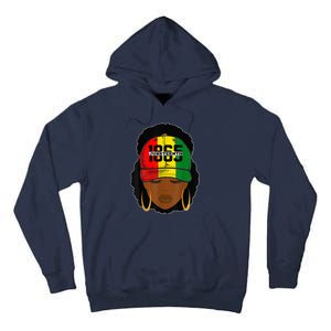 1865 Juneteenth Celebrate Black Magic Melanin Women Tall Hoodie