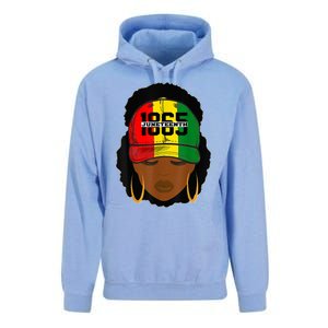 1865 Juneteenth Celebrate Black Magic Melanin Women Unisex Surf Hoodie