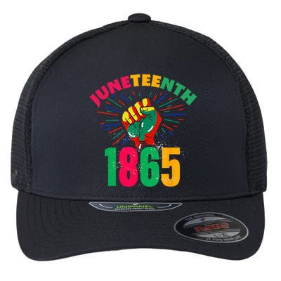 1865 Juneteenth Celebrate African American Freedom Day Flexfit Unipanel Trucker Cap