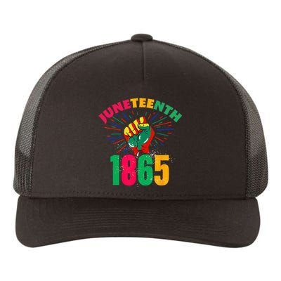 1865 Juneteenth Celebrate African American Freedom Day Yupoong Adult 5-Panel Trucker Hat