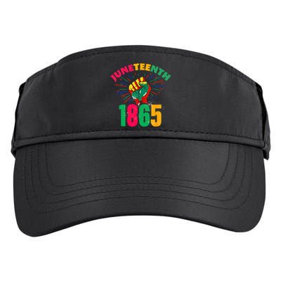 1865 Juneteenth Celebrate African American Freedom Day Adult Drive Performance Visor