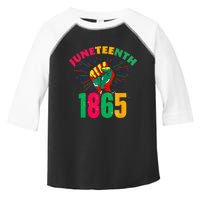 1865 Juneteenth Celebrate African American Freedom Day Toddler Fine Jersey T-Shirt