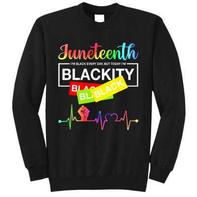 1865 Juneteenth Celebrate African American Freedom Day Tall Sweatshirt