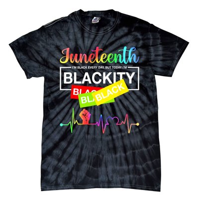 1865 Juneteenth Celebrate African American Freedom Day Tie-Dye T-Shirt