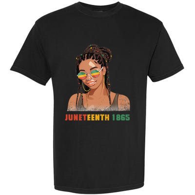 1865 Juneteenth Celebrate African American Freedom Day Garment-Dyed Heavyweight T-Shirt