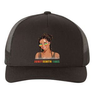 1865 Juneteenth Celebrate African American Freedom Day Yupoong Adult 5-Panel Trucker Hat