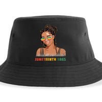 1865 Juneteenth Celebrate African American Freedom Day Sustainable Bucket Hat