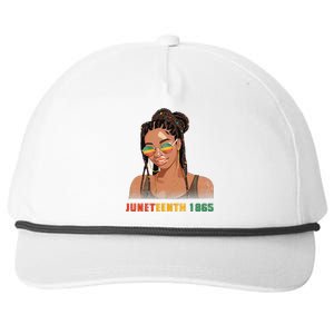 1865 Juneteenth Celebrate African American Freedom Day Snapback Five-Panel Rope Hat