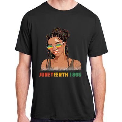 1865 Juneteenth Celebrate African American Freedom Day Adult ChromaSoft Performance T-Shirt