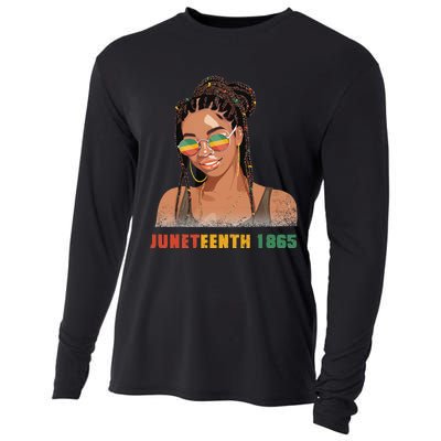 1865 Juneteenth Celebrate African American Freedom Day Cooling Performance Long Sleeve Crew