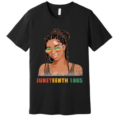 1865 Juneteenth Celebrate African American Freedom Day Premium T-Shirt