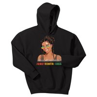 1865 Juneteenth Celebrate African American Freedom Day Kids Hoodie