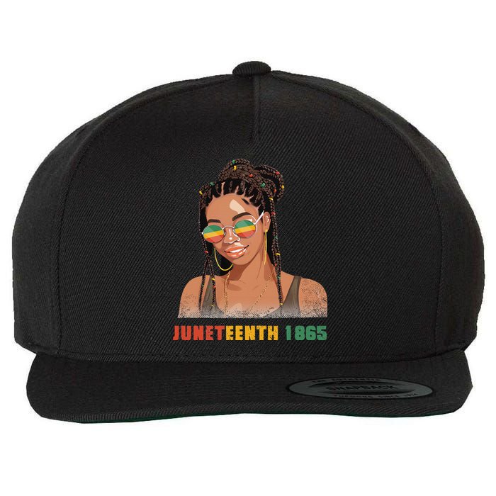 1865 Juneteenth Celebrate African American Freedom Day Wool Snapback Cap