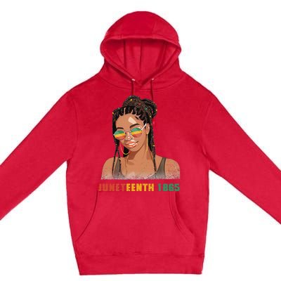 1865 Juneteenth Celebrate African American Freedom Day Premium Pullover Hoodie