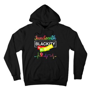 1865 Juneteenth Celebrate African American Freedom Day Hoodie