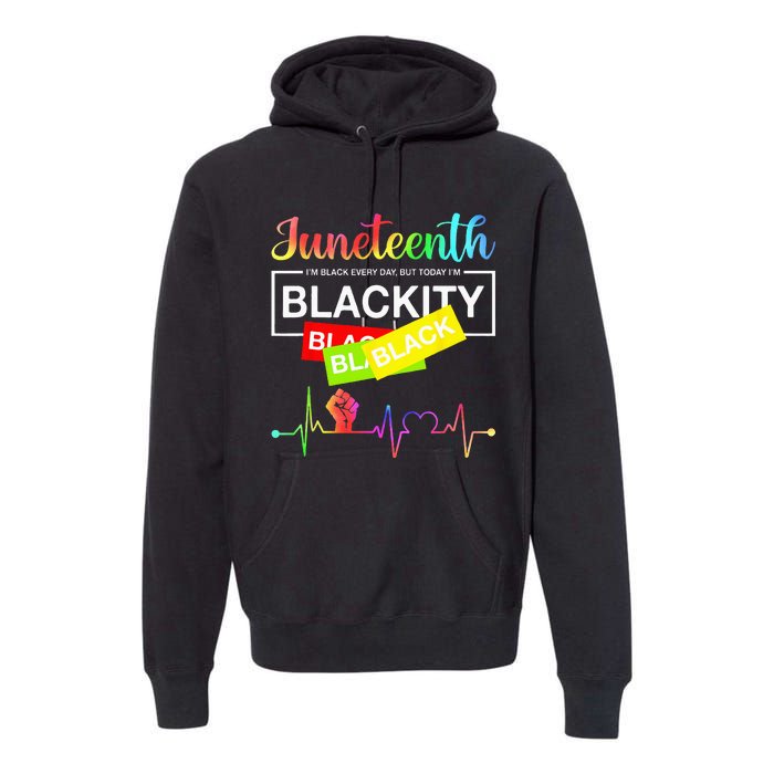 1865 Juneteenth Celebrate African American Freedom Day Premium Hoodie