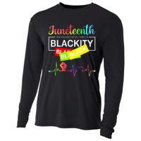 1865 Juneteenth Celebrate African American Freedom Day Cooling Performance Long Sleeve Crew