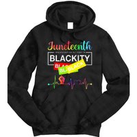 1865 Juneteenth Celebrate African American Freedom Day Tie Dye Hoodie