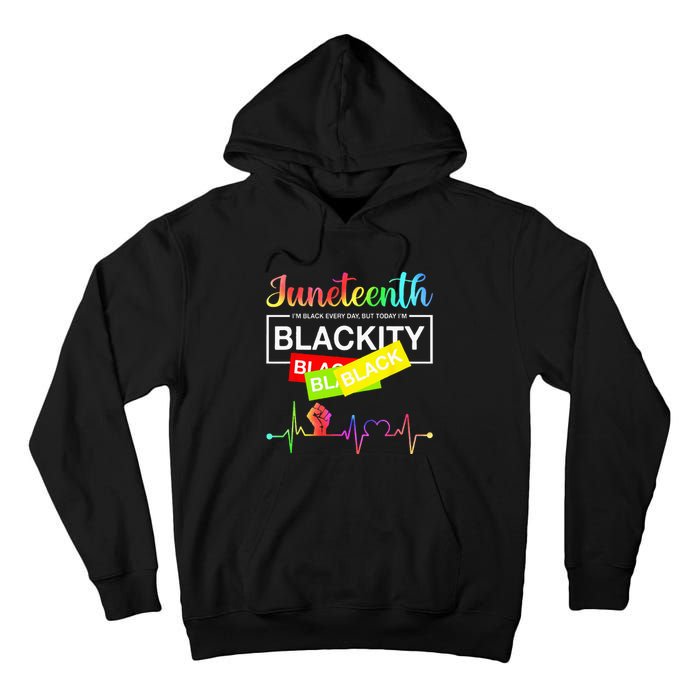 1865 Juneteenth Celebrate African American Freedom Day Tall Hoodie