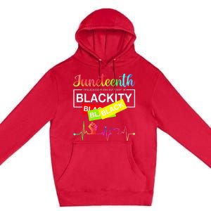 1865 Juneteenth Celebrate African American Freedom Day Premium Pullover Hoodie