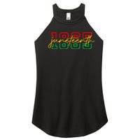 1865 Juneteenth Celebrate African American Freedom Day Women's Perfect Tri Rocker Tank