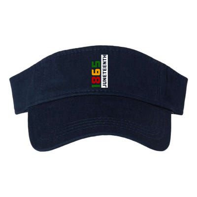 1865 Juneteenth Day Valucap Bio-Washed Visor