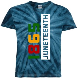 1865 Juneteenth Day Kids Tie-Dye T-Shirt