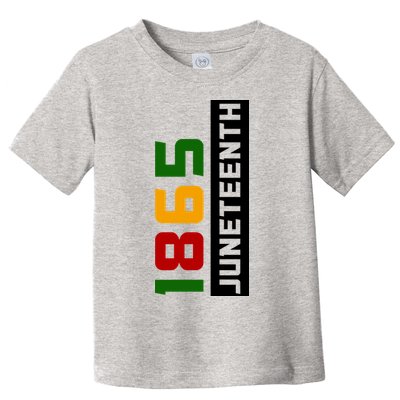 1865 Juneteenth Day Toddler T-Shirt