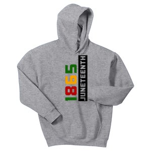 1865 Juneteenth Day Kids Hoodie