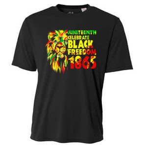 1865 Juneteenth flag with Emancipation Day is great Cooling Performance Crew T-Shirt