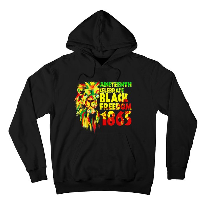 1865 Juneteenth flag with Emancipation Day is great Hoodie