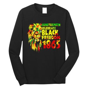 1865 Juneteenth flag with Emancipation Day is great Long Sleeve Shirt