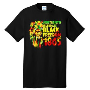 1865 Juneteenth flag with Emancipation Day is great Tall T-Shirt