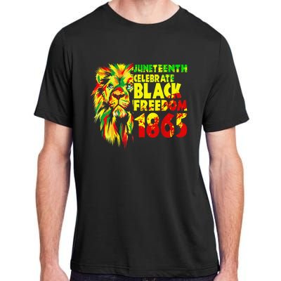 1865 Juneteenth flag with Emancipation Day is great Adult ChromaSoft Performance T-Shirt