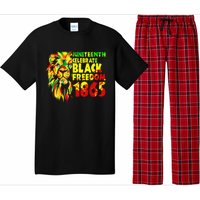 1865 Juneteenth flag with Emancipation Day is great Pajama Set