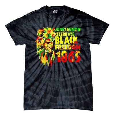 1865 Juneteenth flag with Emancipation Day is great Tie-Dye T-Shirt