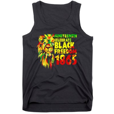 1865 Juneteenth flag with Emancipation Day is great Tank Top