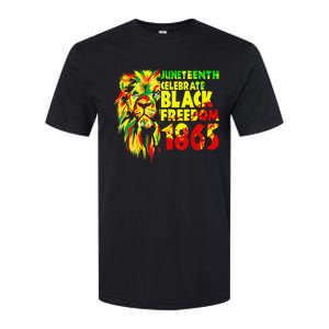 1865 Juneteenth flag with Emancipation Day is great Softstyle CVC T-Shirt