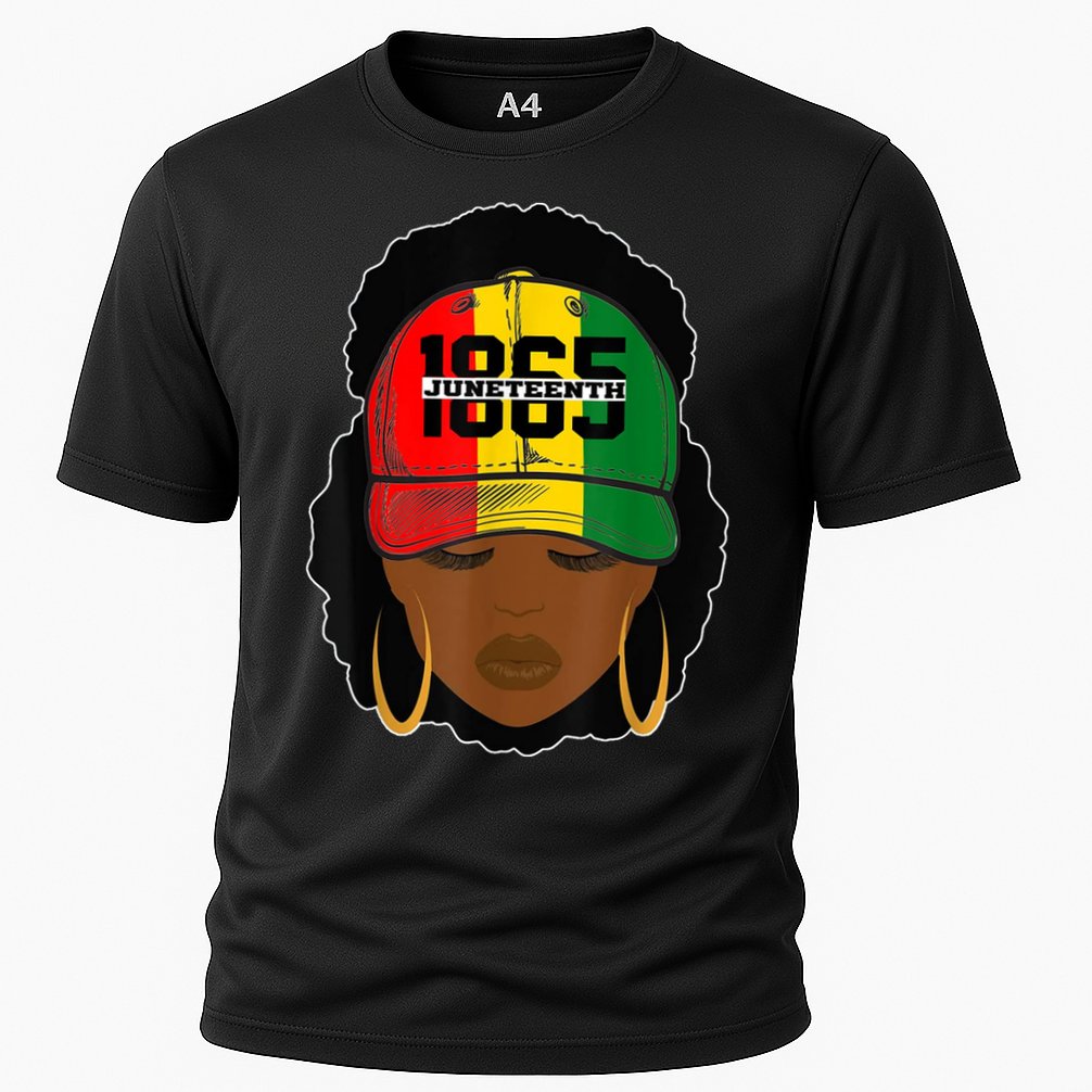 1865 Juneteenth Female Black History Month Cooling Performance Crew T-Shirt