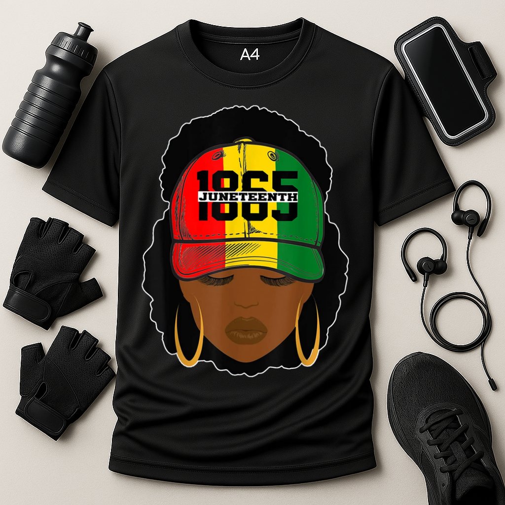 1865 Juneteenth Female Black History Month Cooling Performance Crew T-Shirt