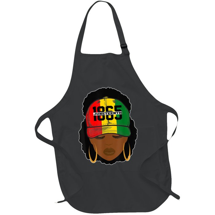 1865 Juneteenth Female Black History Month Apron