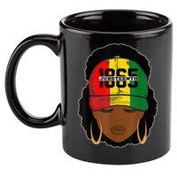 1865 Juneteenth Female Black History Month 11oz C Handle Ceramic Mug