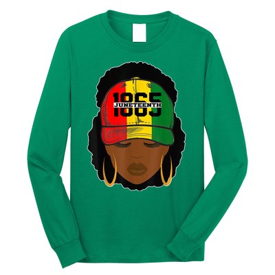 1865 Juneteenth Female Black History Month Long Sleeve Shirt