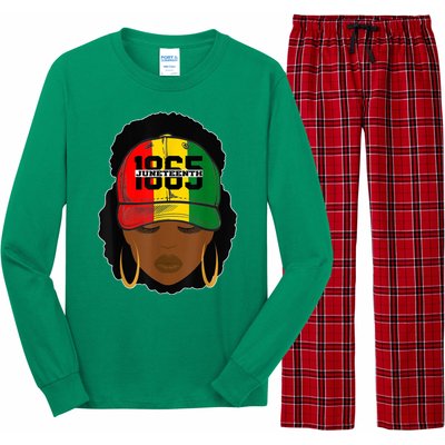 1865 Juneteenth Female Black History Month Long Sleeve Pajama Set