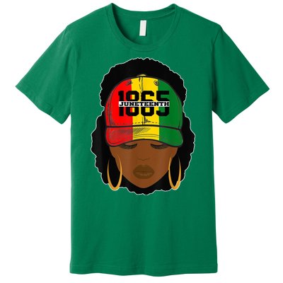 1865 Juneteenth Female Black History Month Premium T-Shirt