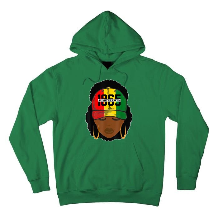 1865 Juneteenth Female Black History Month Tall Hoodie