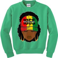 1865 Juneteenth Female Black History Month Kids Sweatshirt