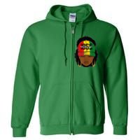 1865 Juneteenth Female Black History Month Full Zip Hoodie