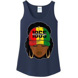 1865 Juneteenth Female Black History Month Ladies Essential Tank